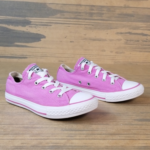 ***SOLD***Converse All Star Low Top Pink Sneakers - Picture 2 of 8